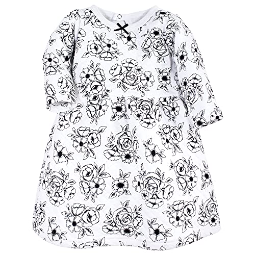 Infant and Toddler Girl Cotton Dresses Black T e Pink, 0-3 Months