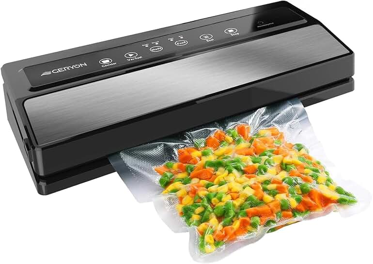 Automatic Food Vacuum Sealer with Bags and Roll