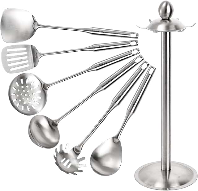 7-Piece Stainless Steel Kitchen Utensil Set