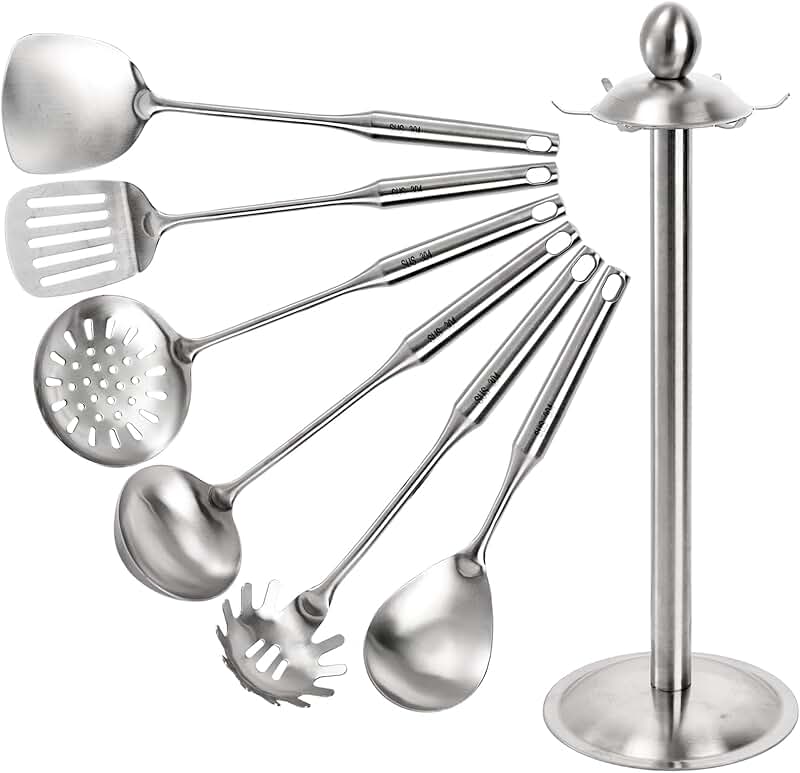7-Piece Stainless Steel Kitchen Utensil Set