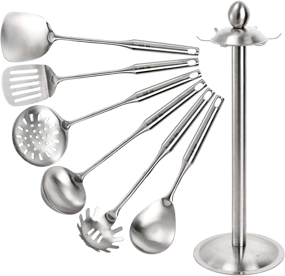 7-Piece Stainless Steel Kitchen Utensil Set