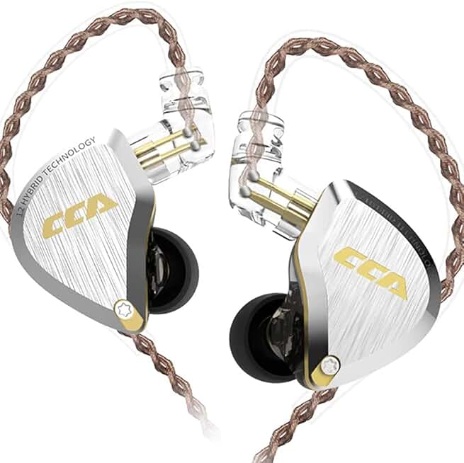 In-Ear Monitor Headphones with 5BA and 1DD Drivers