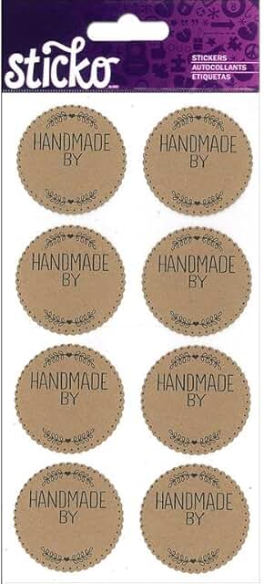 Handmade Kraft Labels, 8 Pieces