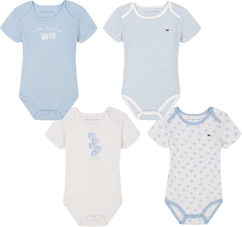 Baby Girls' Four-Pack Bodysuits