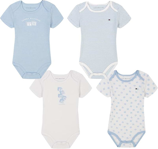 Baby Girls' Four-Pack Bodysuits