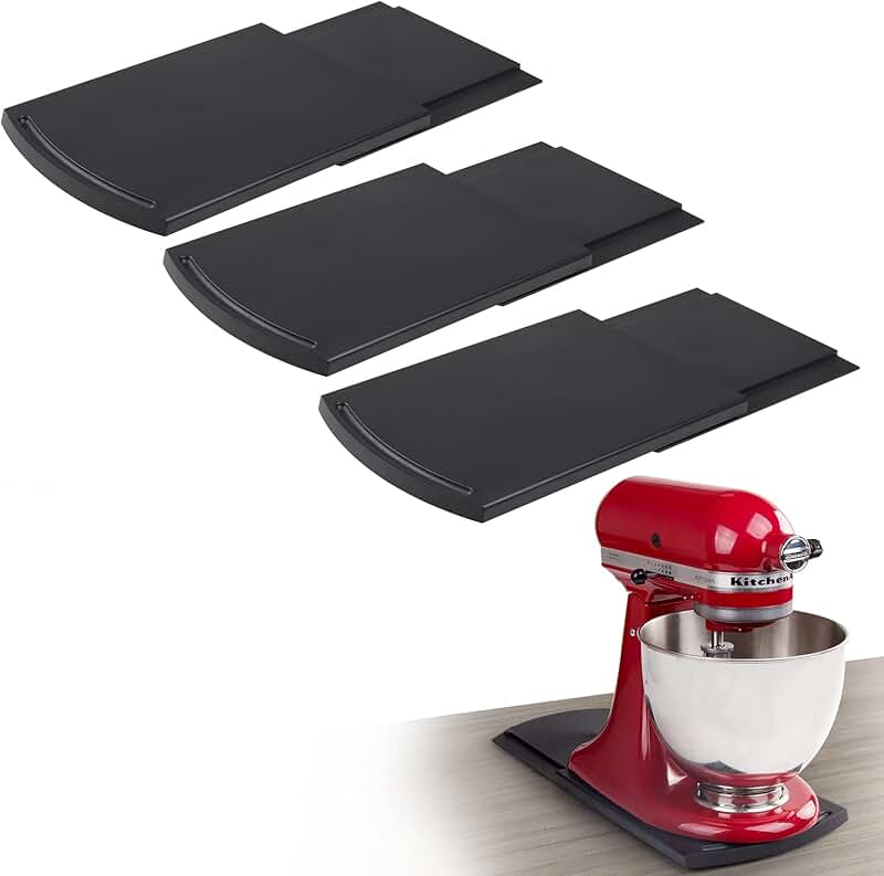 Kitchen Appliance Sliding Tray Set of 3