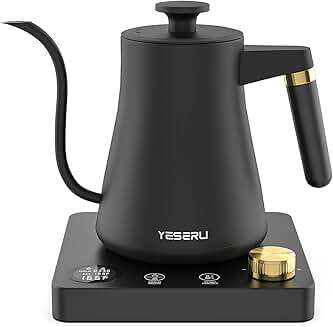 1200W Gooseneck Electric Kettle with Digital Display