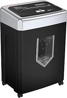 Heavy Duty Crosscut Paper Shredder with 15 Sheets
