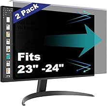 Two Privacy Screen Shields for 23.6 to 24 Inch Monitors