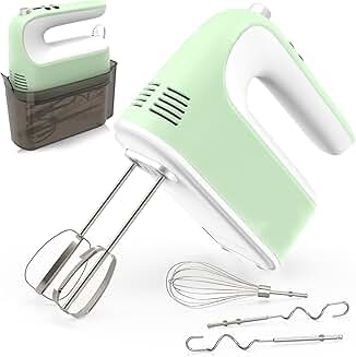 Electric Hand Mixer with 9 Speeds and Accessories