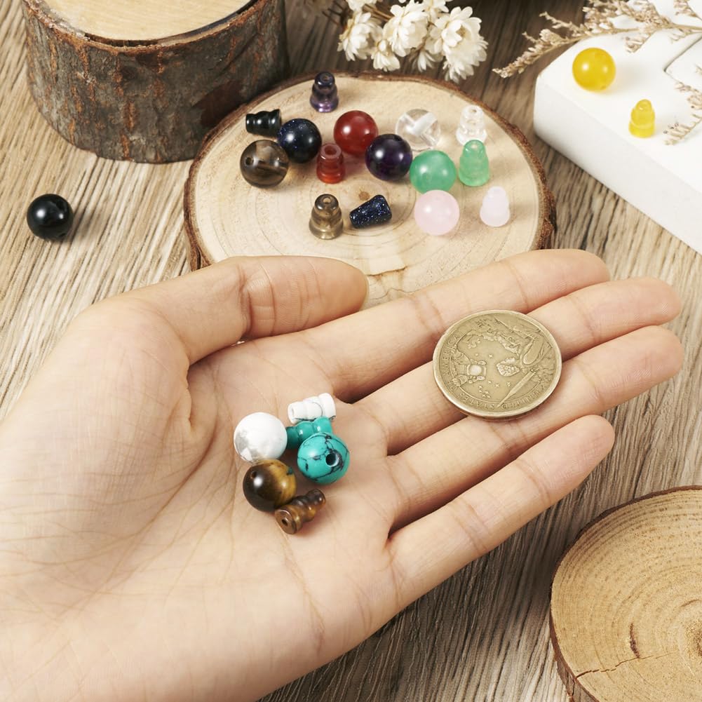 Stone Buddha Mala Bead Set for Prayer and Jewelry Making