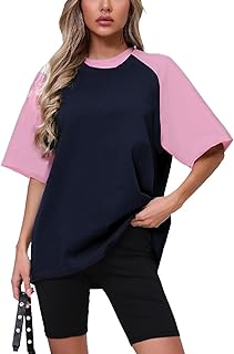 Loose Fit Short Sleeve T-Shirts for Women