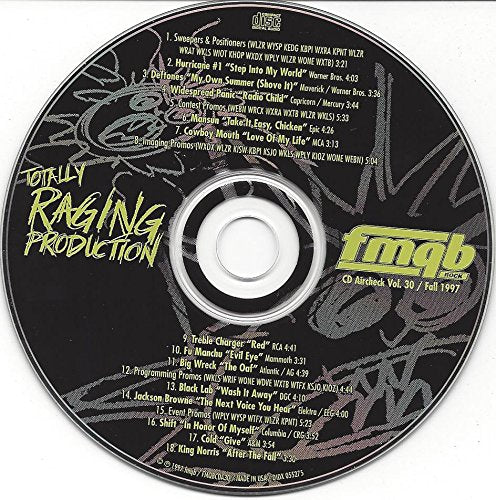 FMQB CD Aircheck Vol. 30: Totally Raging Production CD