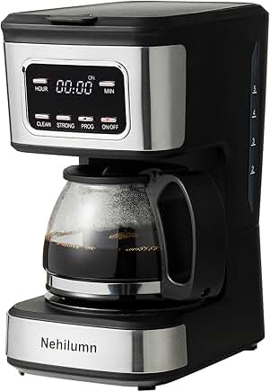 5-6 Cup Programmable Coffee Maker with Reusable Filter