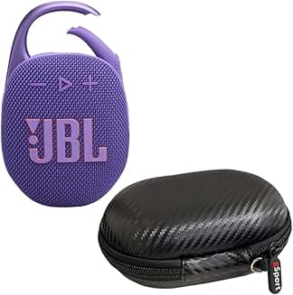 Portable Bluetooth Speaker with Case in Purple