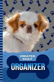 Daily Organizer with Dog and Paw Print Cover