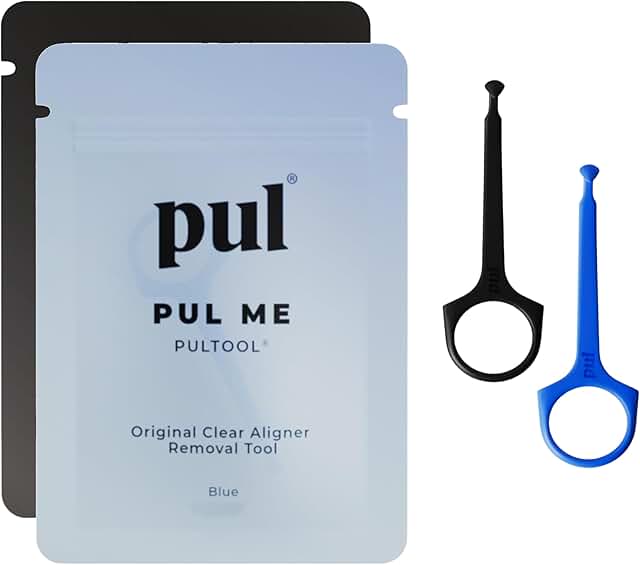 Pack of 2 reusable clear aligner removal tools