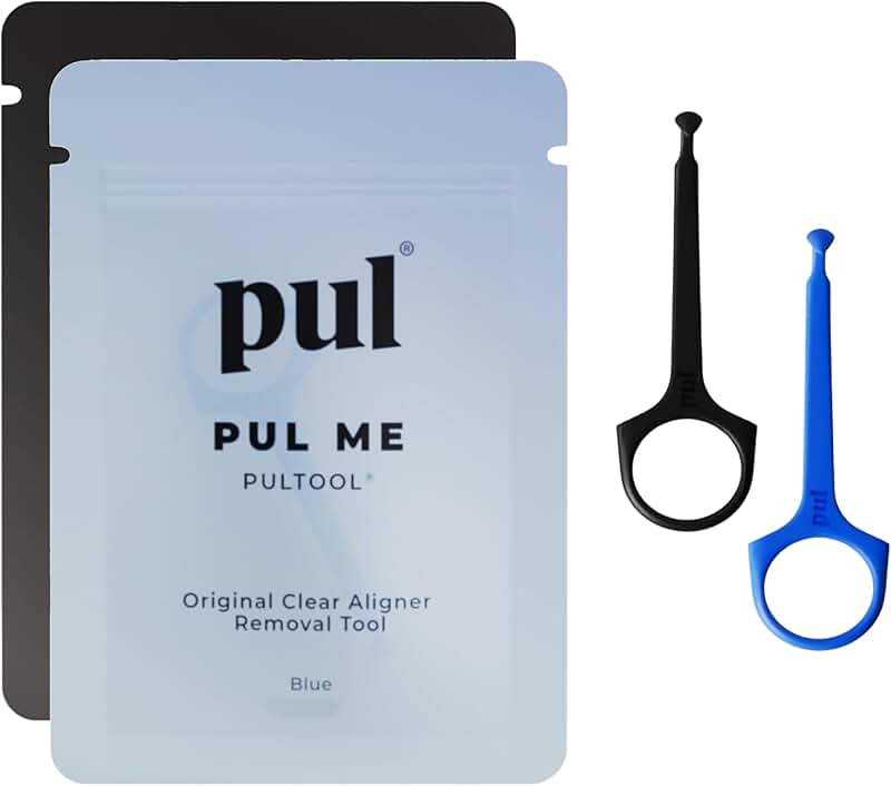 Pack of 2 reusable clear aligner removal tools