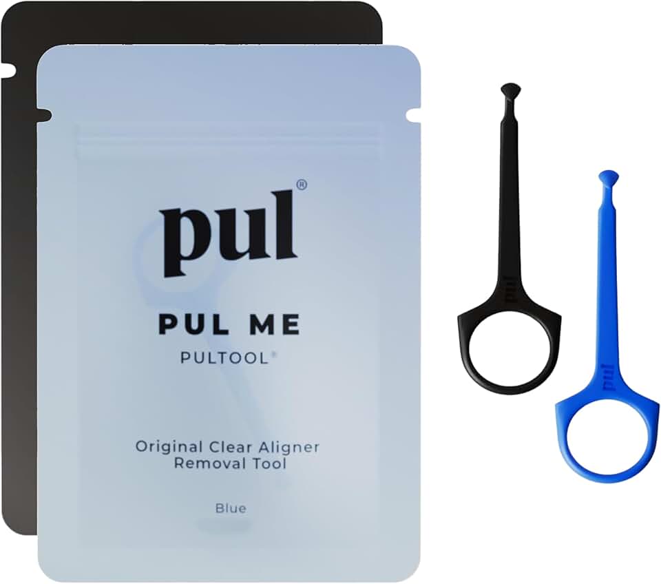 Pack of 2 reusable clear aligner removal tools