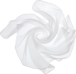 Women’s Sheer Chiffon Square Neck Head Scarf