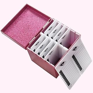 10-Layer Acrylic Eyelash Storage Box with 10 Pallets