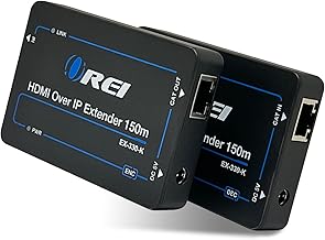 HDMI Over Ethernet Extender, 330 Feet, 1080P, Loop Out