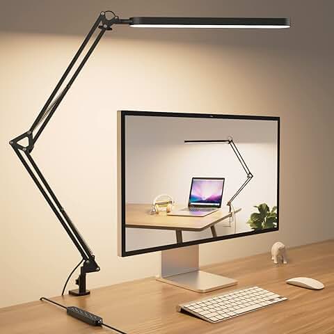 Adjustable LED Desk Lamp with 5 Color Modes and Memory