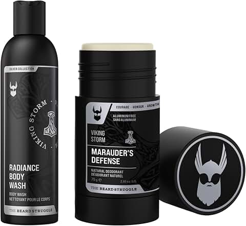 Men's Body Wash and Deodorant Bundle for All-Day Freshness