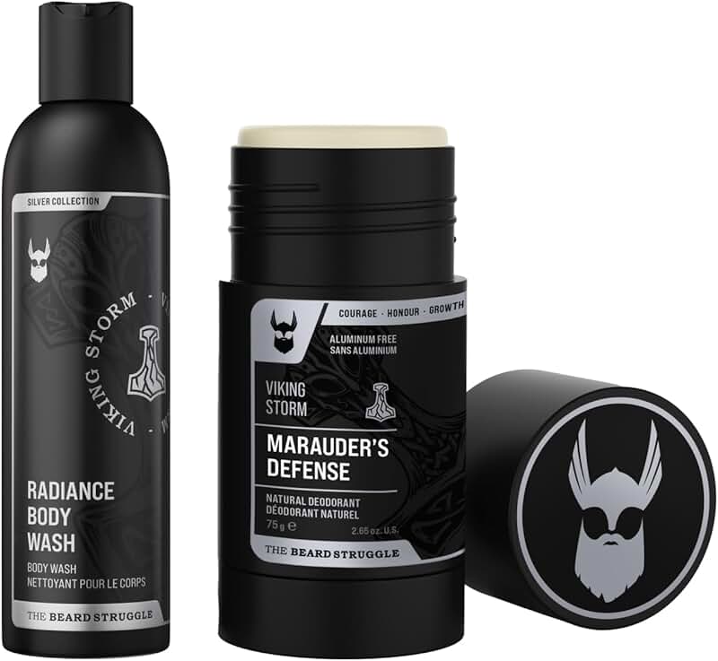 Men's Body Wash and Deodorant Bundle for All-Day Freshness