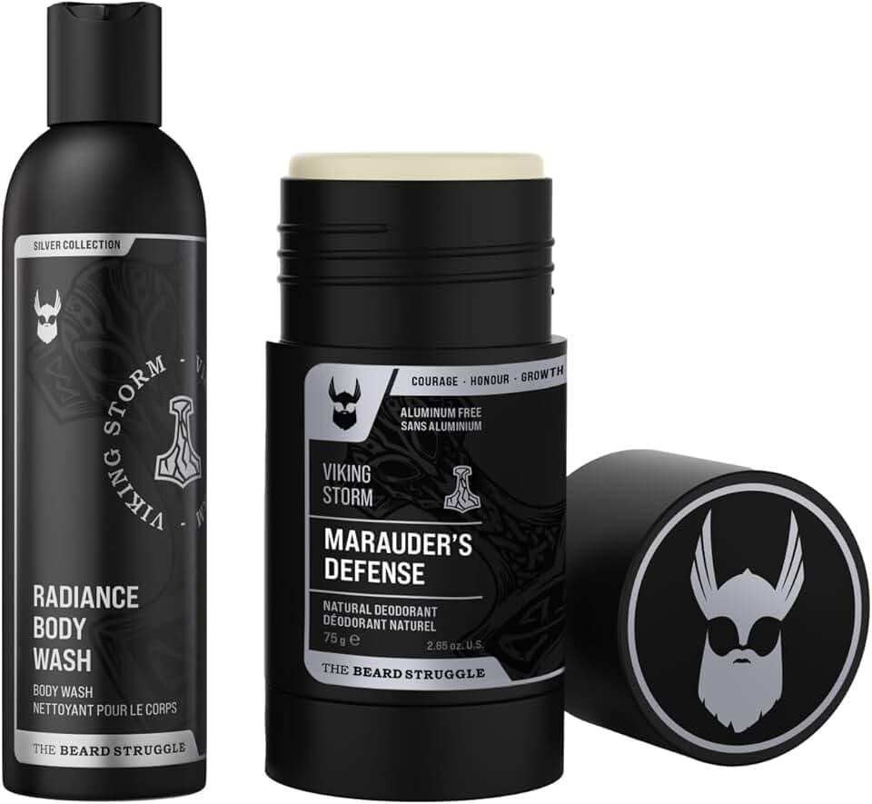 Men's Body Wash and Deodorant Bundle for All-Day Freshness