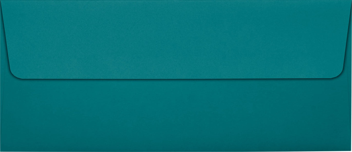 Teal #10 Business Envelopes, 50 Pack