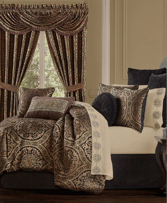 Jeremy Queen 4Pc. Comforter Set, Chocolate, 92X96