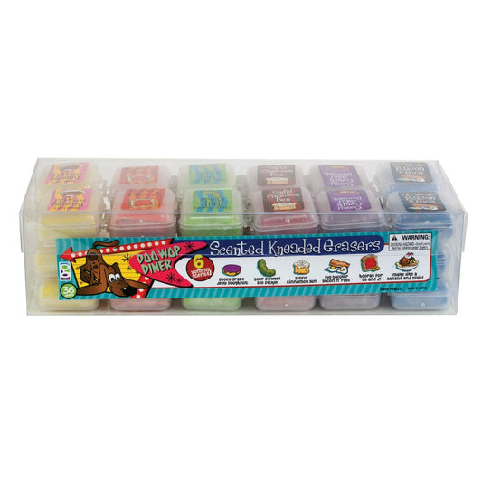 Pack of 36 Scented Doo Wop Kneaded Erasers