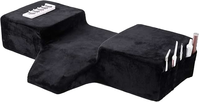 Comfortable Velvet Memory Foam Eyelash Extension Pillow