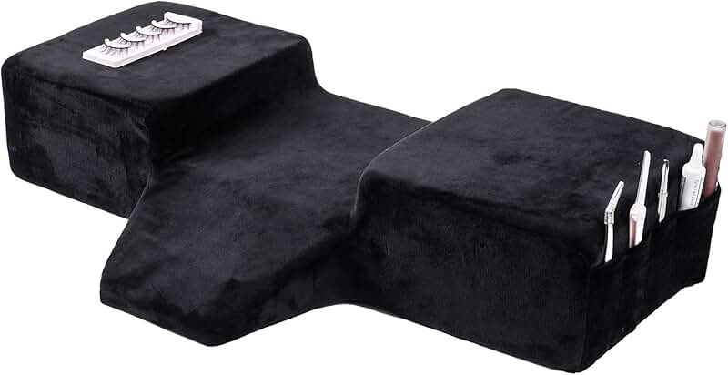 Comfortable Velvet Memory Foam Eyelash Extension Pillow