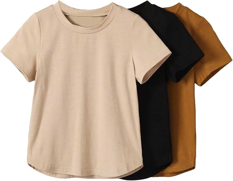Toddler Boy's Short Sleeve Solid T-Shirt Set