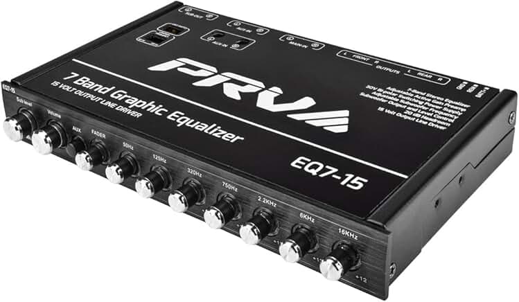 7-Band Graphic Equalizer with Fader and Subwoofer Control