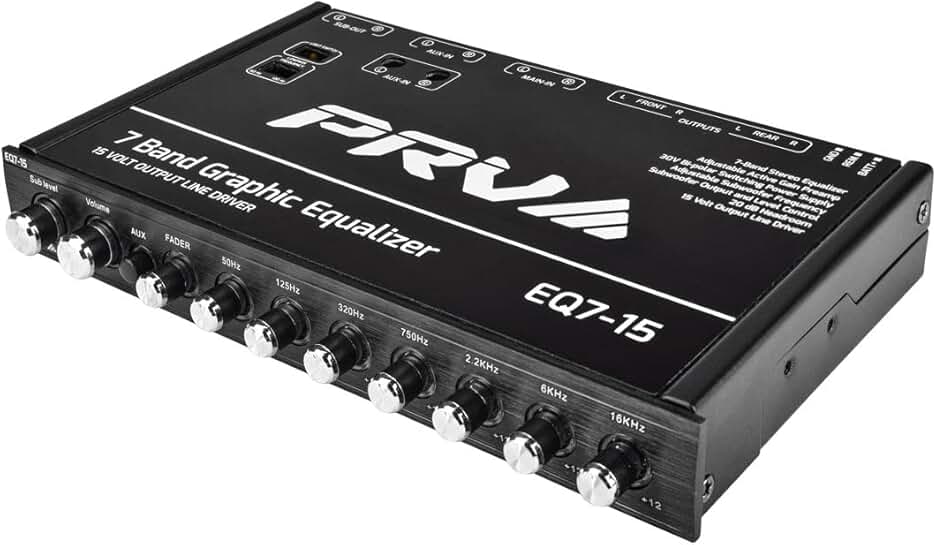 7-Band Graphic Equalizer with Fader and Subwoofer Control