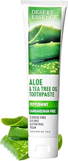 Aloe and Tea Tree Oil Toothpaste for Sensitive Teeth