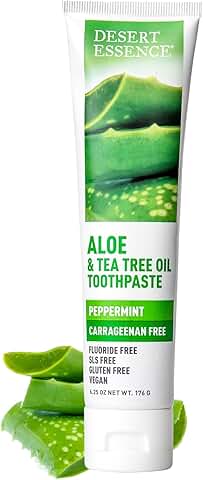 Aloe and Tea Tree Oil Toothpaste for Sensitive Teeth