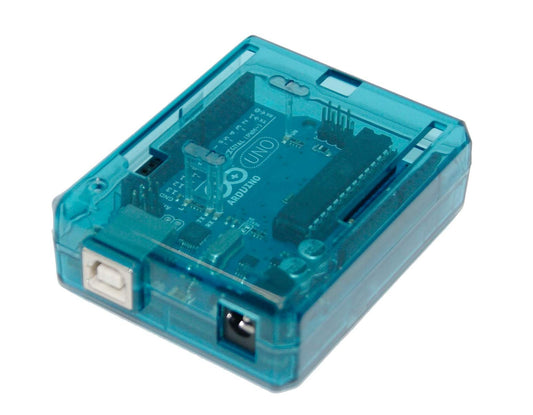 Blue Transparent Case for Arduino UNO R3