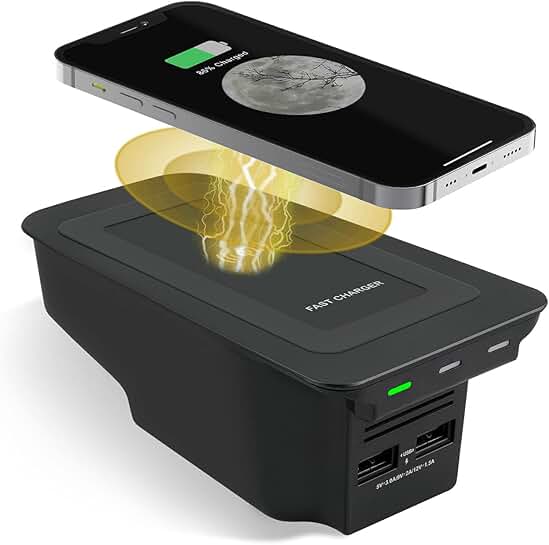 Wireless Phone Charger for Volvo XC90 XC60 S90 S60 V90 V60
