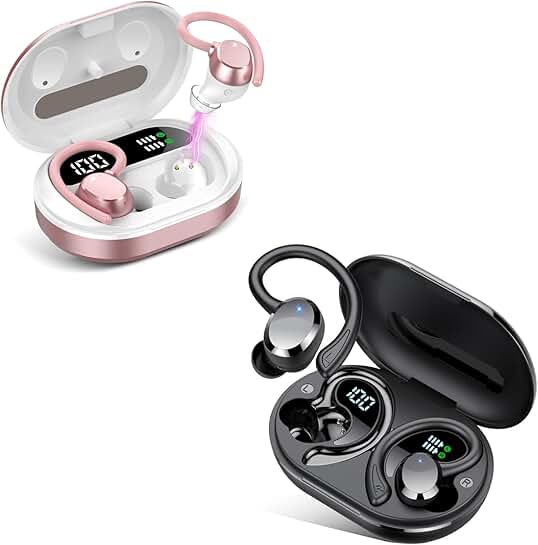 Wireless Earbuds with 68Hrs Playtime and Noise Cancelling