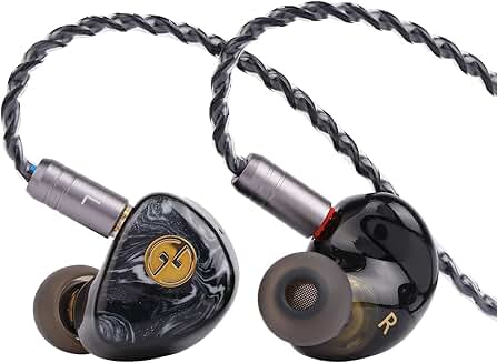 High-Fidelity In-Ear Earphones with Detachable Cable