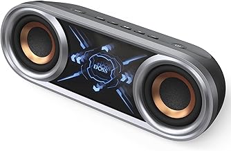 Portable Bluetooth Speaker with 50W Sound and Lights