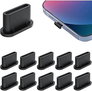 Set of 10 USB C dust plug covers
