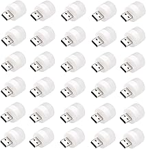 Set of 30 Mini USB Night Lights in 5 Colors