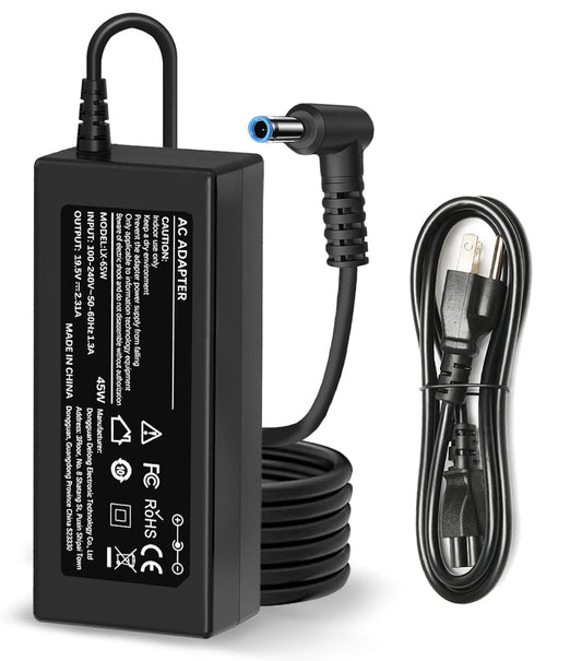 45W Laptop Charger with Blue Tip