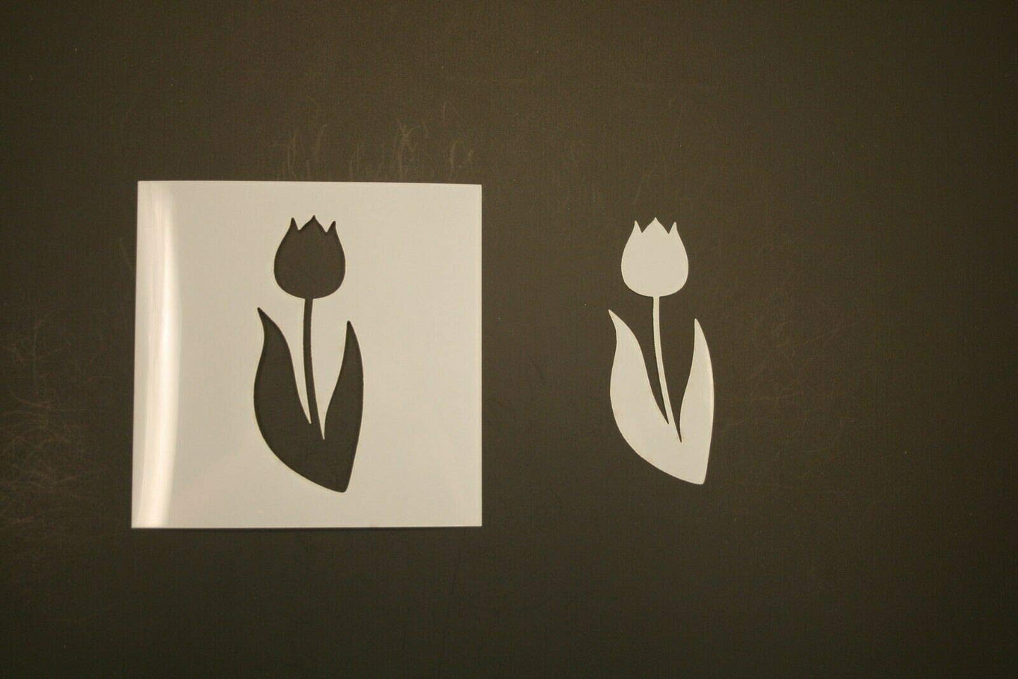 4" Tulip Reusable Mylar Art Supplies