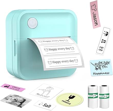 Portable Bluetooth Thermal Label Maker for Home and Office